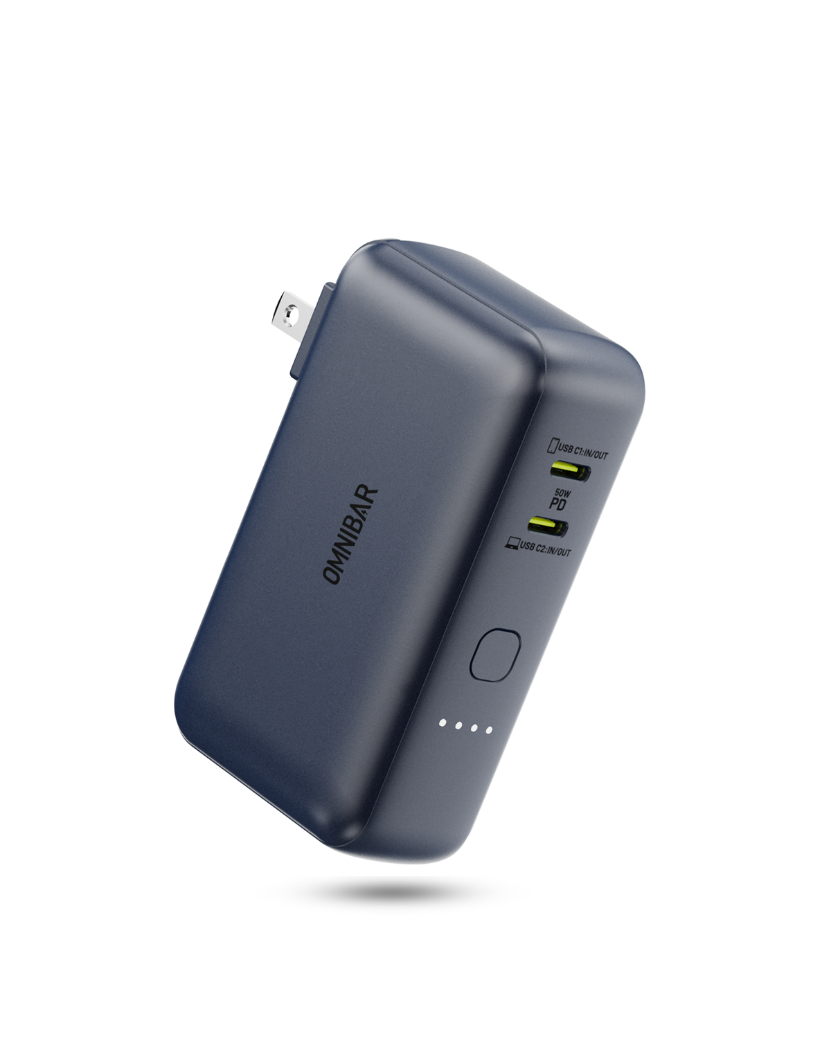 Dimo 5,000mAh 2-in-1 Charger & Power Bank, PD50W, Cosmic Black