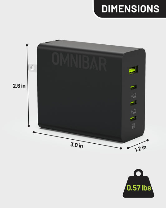 Juno 4-Port GaN Wall Charger 140W