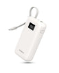 Zuma 10,000mAh Cable-Connect Power Bank, PD30W, Ivory White