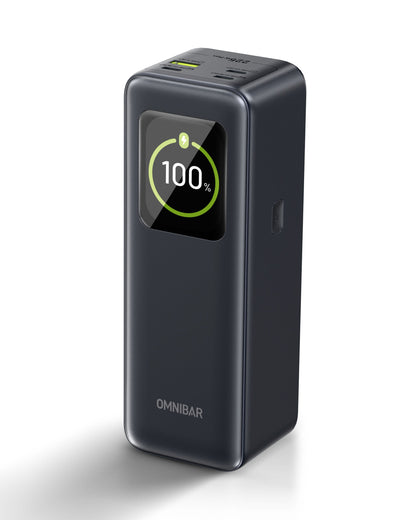 Kova 25,200mAh 4-Port Laptop Power Bank, Total Output 225W Max, Space Gray