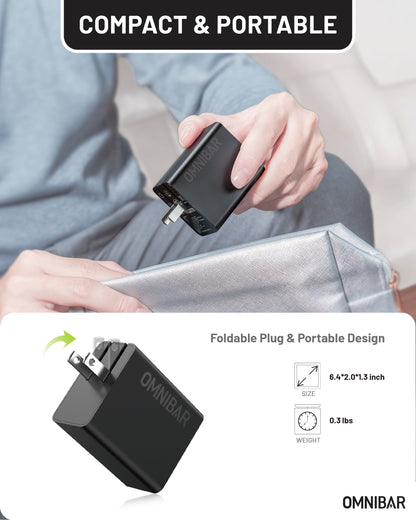 Juno 3-Port GaN Wall Charger 65W