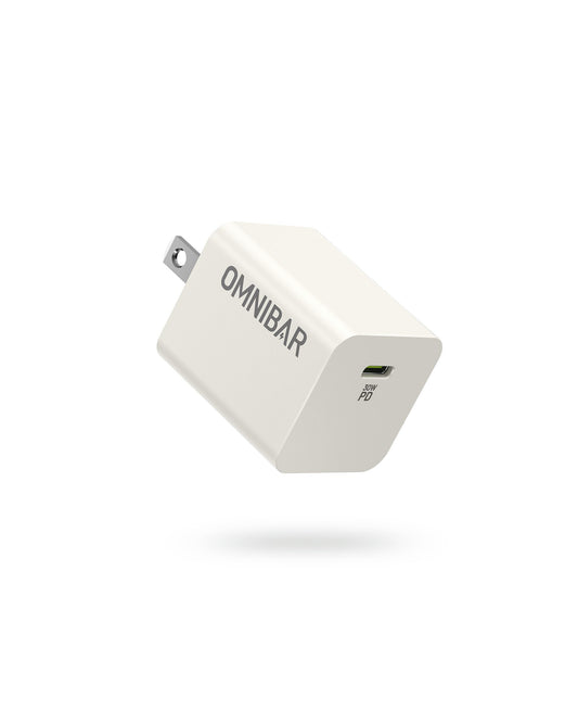 Pogo USB-C PD GaN Wall Charger 30W, White