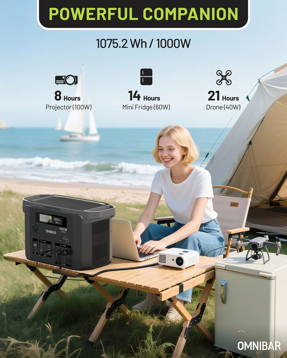 Rova Portable Power Station 1000W | 1075Wh