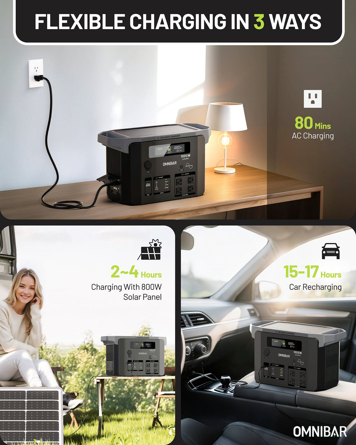Rova Portable Power Station 1000W | 1075Wh