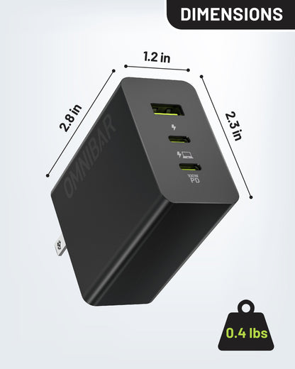 Juno 3-Port GaN Wall Charger 100W