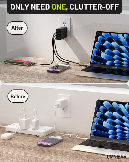 Juno 3-Port GaN Wall Charger 100W