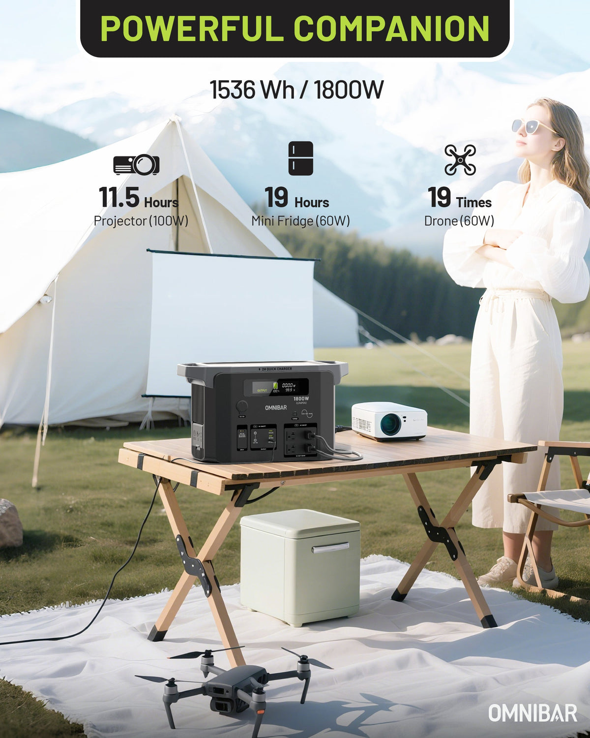 Brio Portable Power Station 1800W | 1536Wh