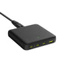 Omnibar 67W 4-Port Slim Charging Station, Black