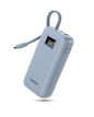 Zuma 10,000mAh Cable-Connect Power Bank, PD30W, Ice Lake Blue