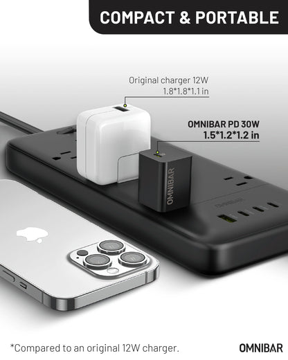Pogo USB-C PD 3.0 PPS Wall Charger 30W, Black