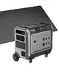 Vanta 4000 Portable Power Station 4096Wh & 400W Solar Panel, 4000W (Peak 4096W) LiFePO4 Battery,  3H Fast Charge, 15 Outlets, UPS 10ms, Solar Generator for Home Backup, Camping, RV, Emergencies