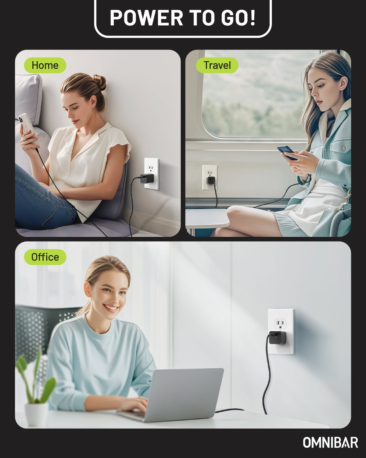 Pogo USB-C PD 3.0 PPS Wall Charger 30W, Black