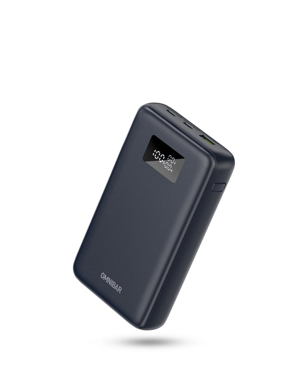 Omnibar 20,000mAh Portable Power Bank, PD100W, Cosmic Black