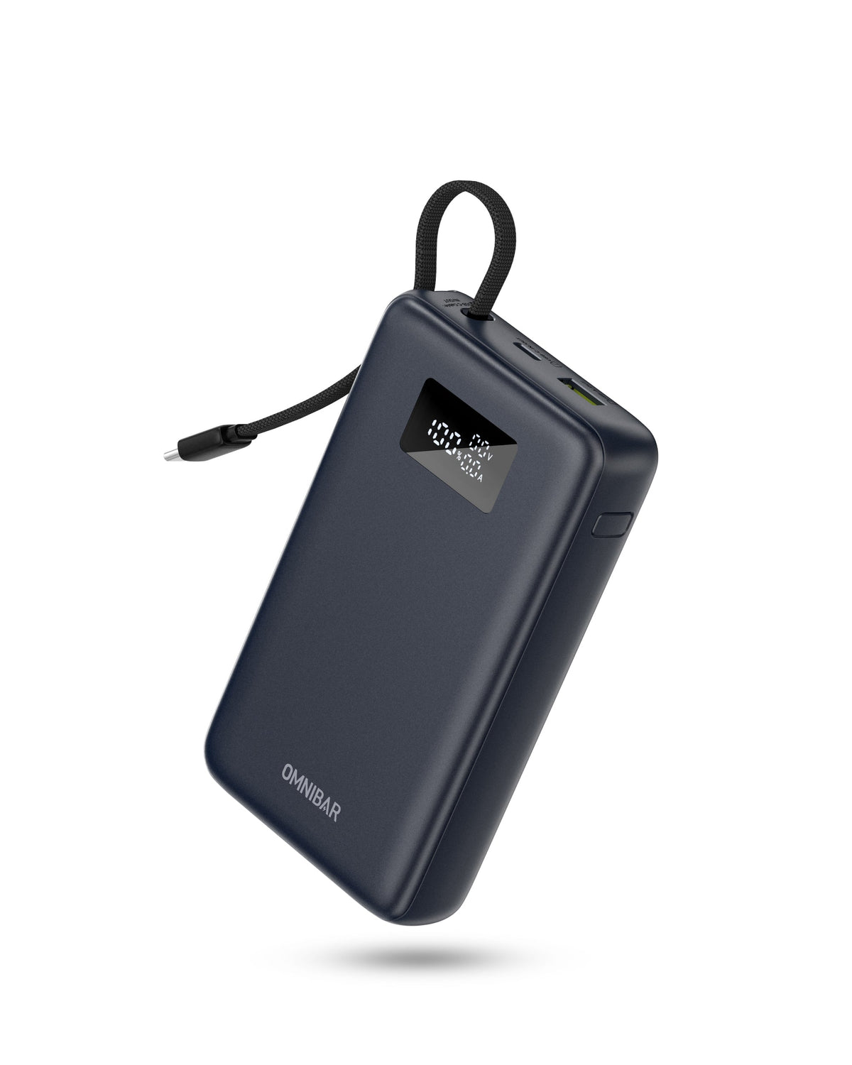 Tavo 20,000mAh Cable-Connect Power Bank, PD100W, Cosmic Black