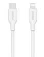 Yumi Silicone USB-C to Lightning Cable (6FT, White)