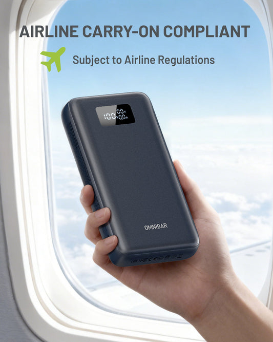 Kova 25,000mAh Portable Power Bank, PD100W, Cosmic Black
