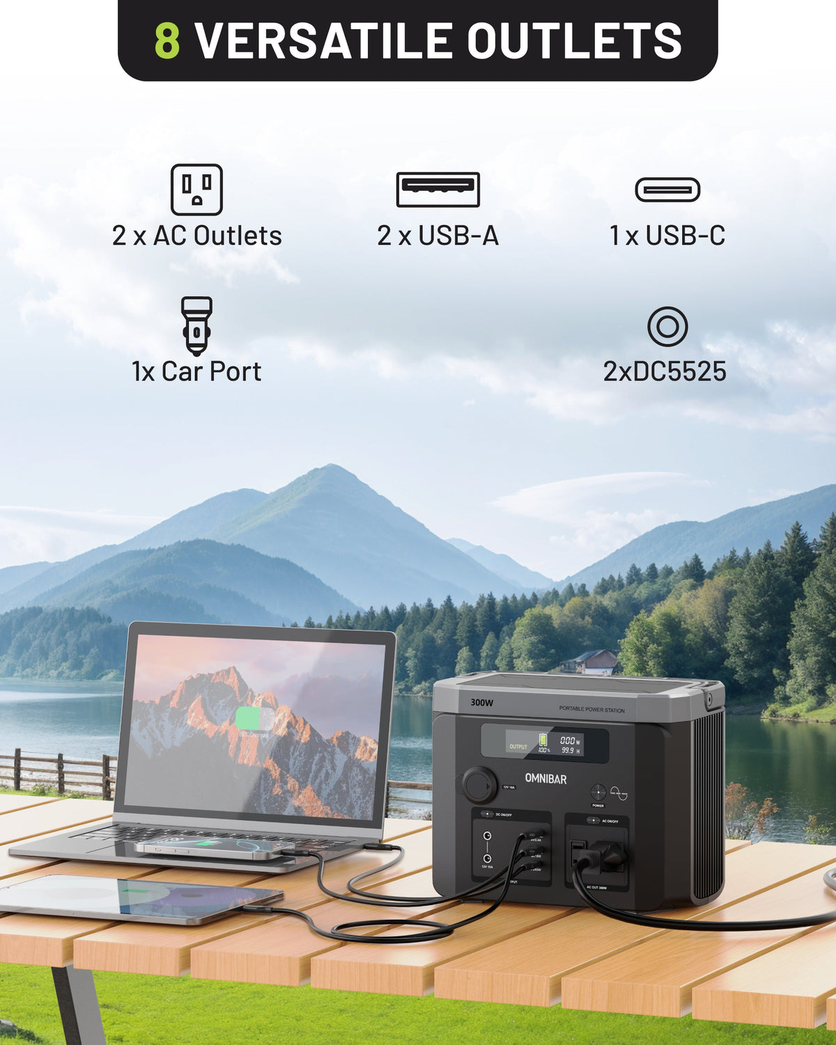 Piko Portable Power Station 300W | 299.5Wh
