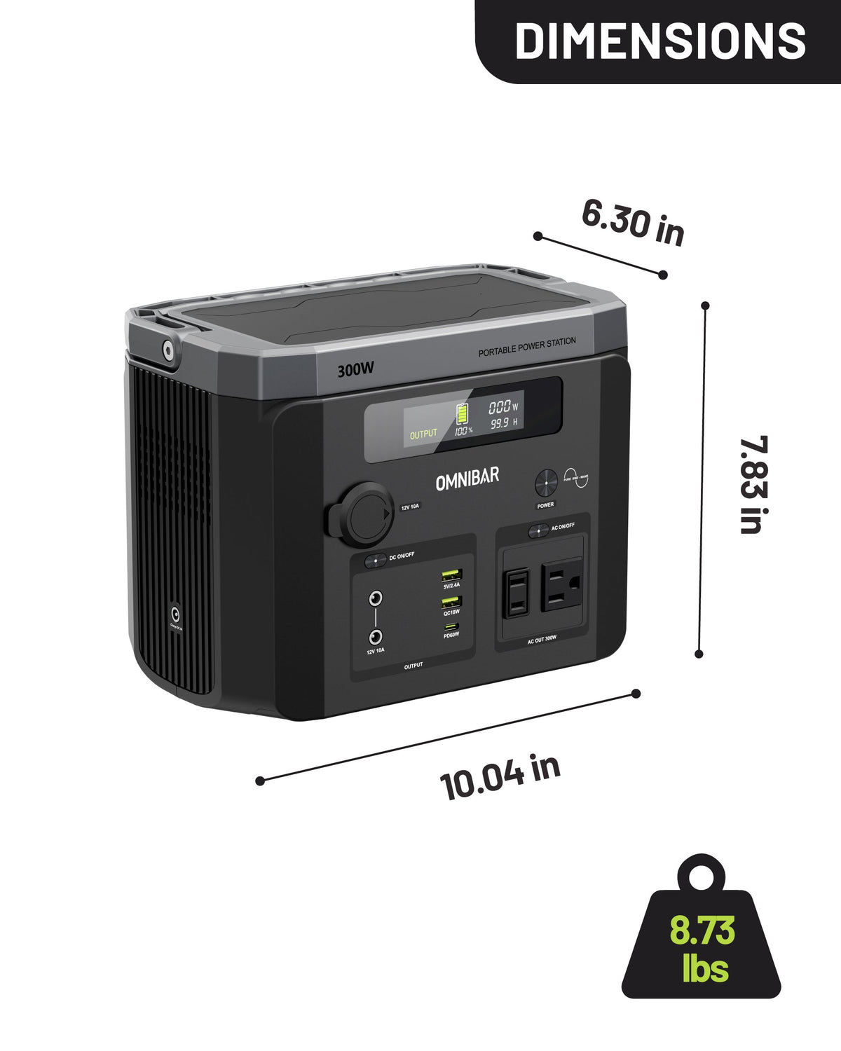Piko Portable Power Station 300W | 299.5Wh
