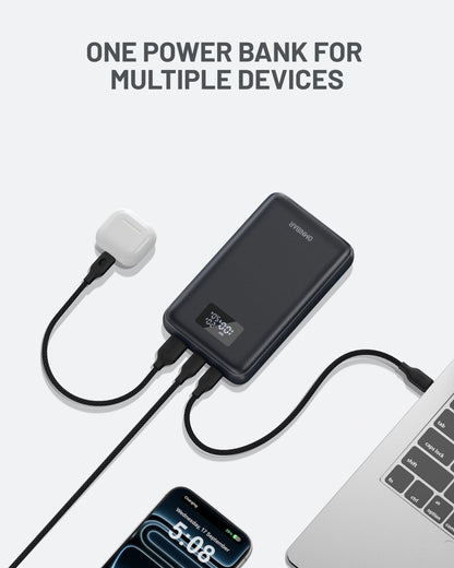 Omnibar 20,000mAh Portable Power Bank, PD100W, Cosmic Black