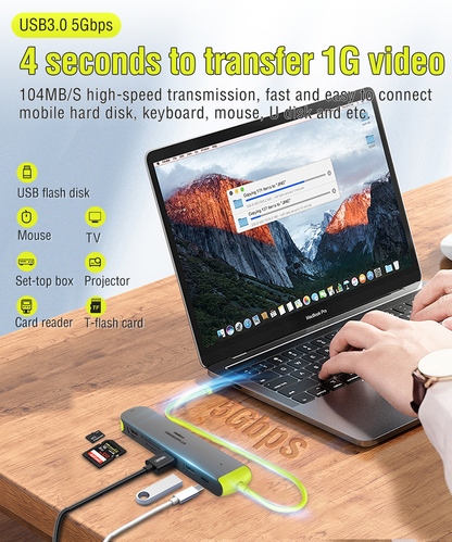 Rivo 7-in-1 USB-C Hub