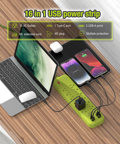 Vito USB Surge Bar 12