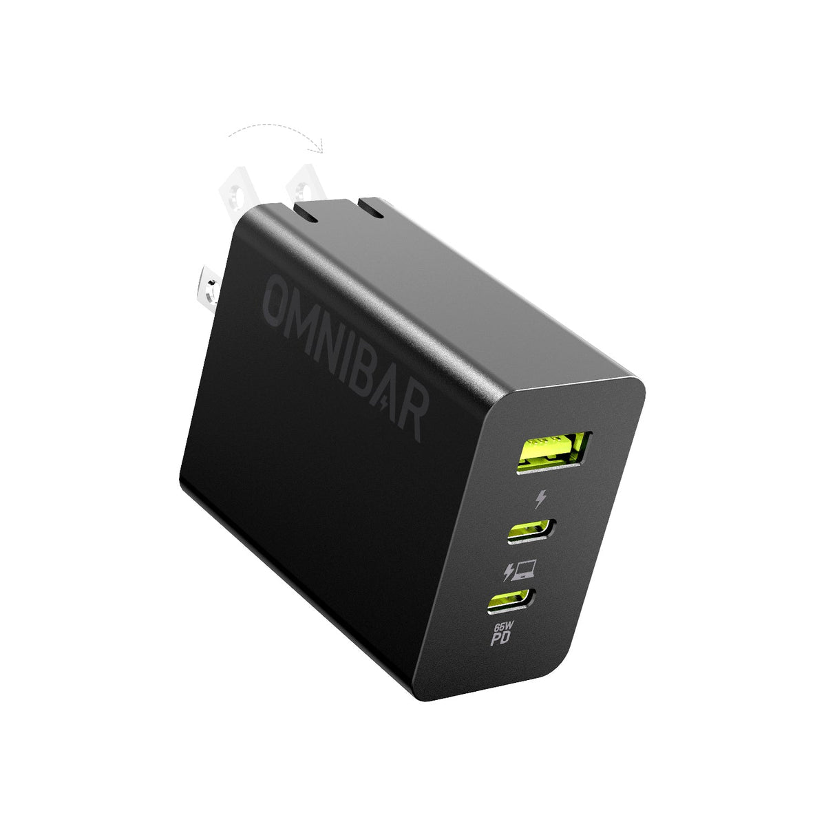 Juno 3-Port GaN Wall Charger 65W