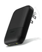 Nubi Flat Dual USB-C Wall Charger 67W, Black