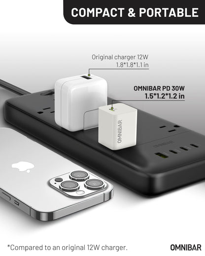 Pogo USB-C PD GaN Wall Charger 30W, White