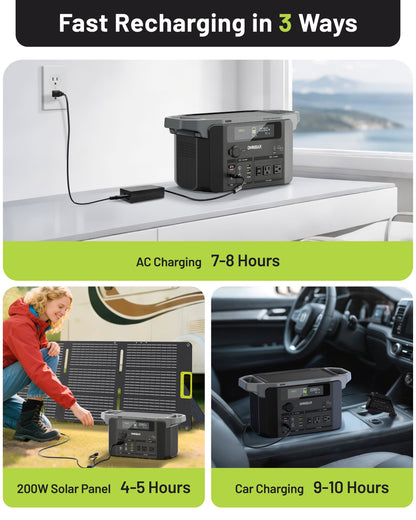 Mobi Portable Power Station 600W | 655Wh