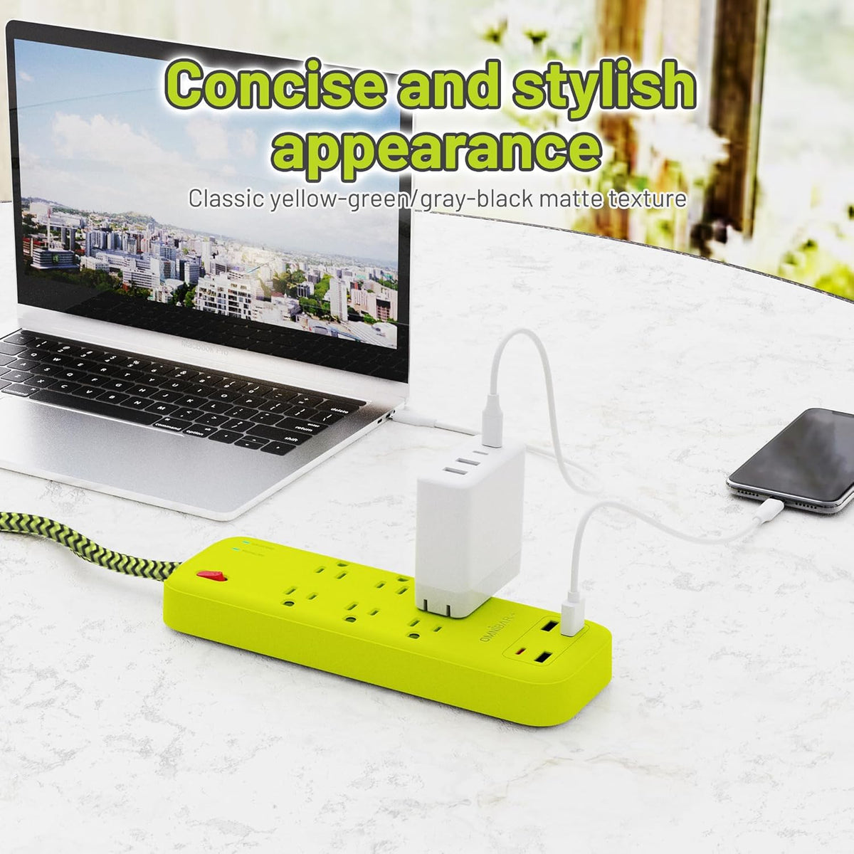 Momo USB Surge Bar 6