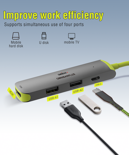 Kido 4-in-1 USB-C Hub