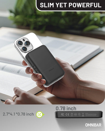 Niko Magnetic Power Bank 10K, Black