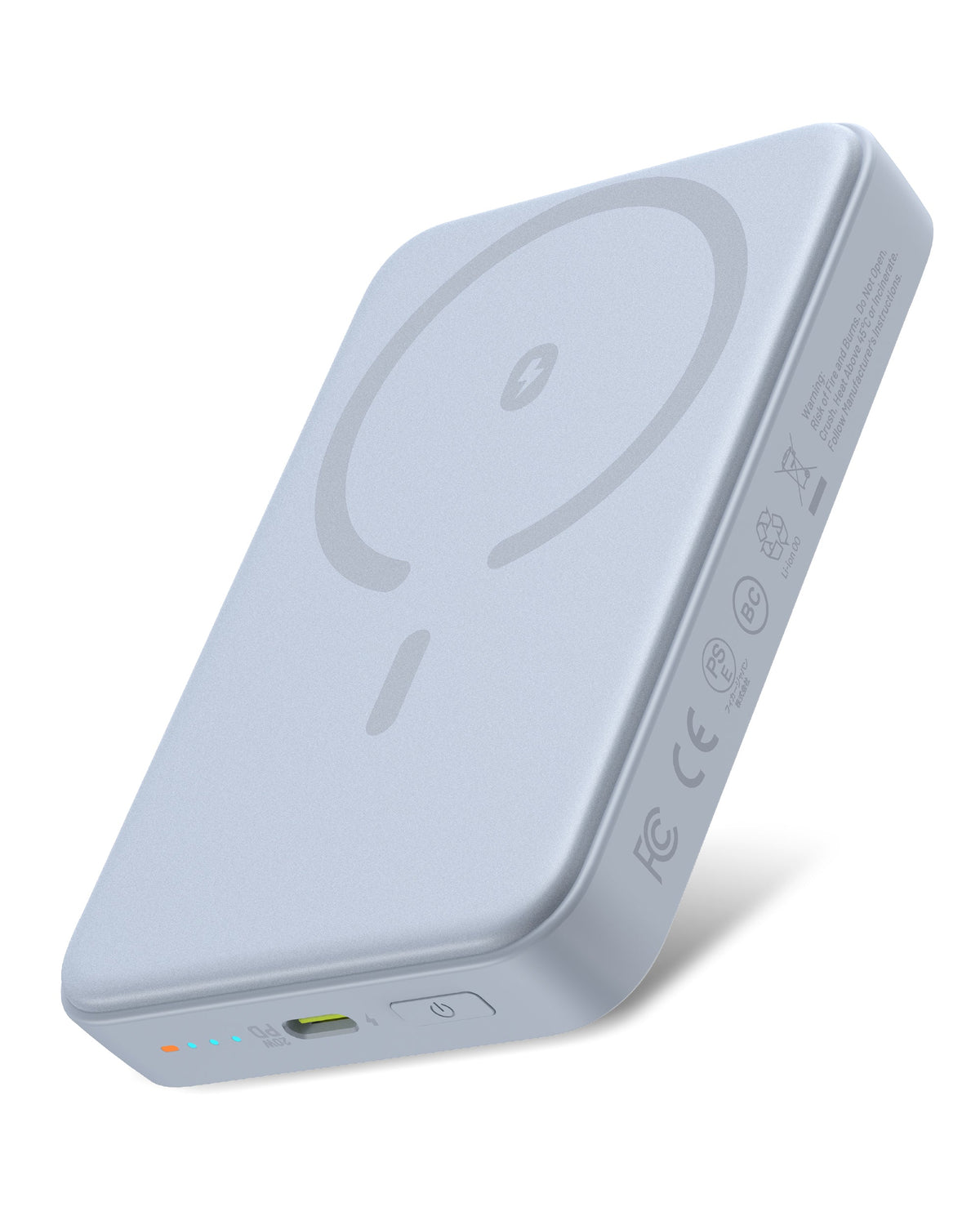 Niko Magnetic Power Bank 10K, Skye Blue