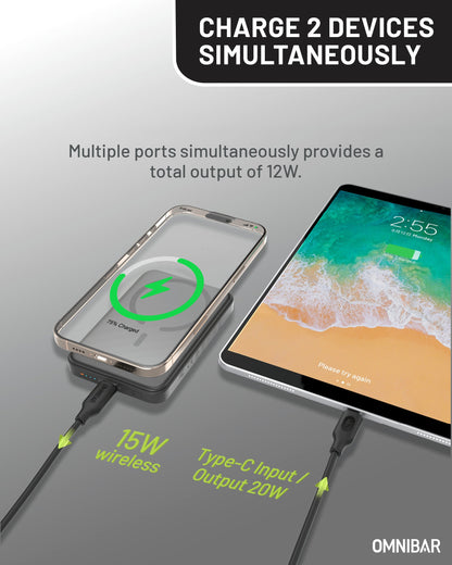 Miko Slim Magnetic Power Bank 5K, Black