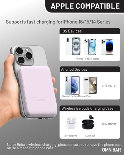 Niko Magnetic Power Bank 10K, Purple