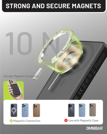 Niko Magnetic Power Bank 10K, Black