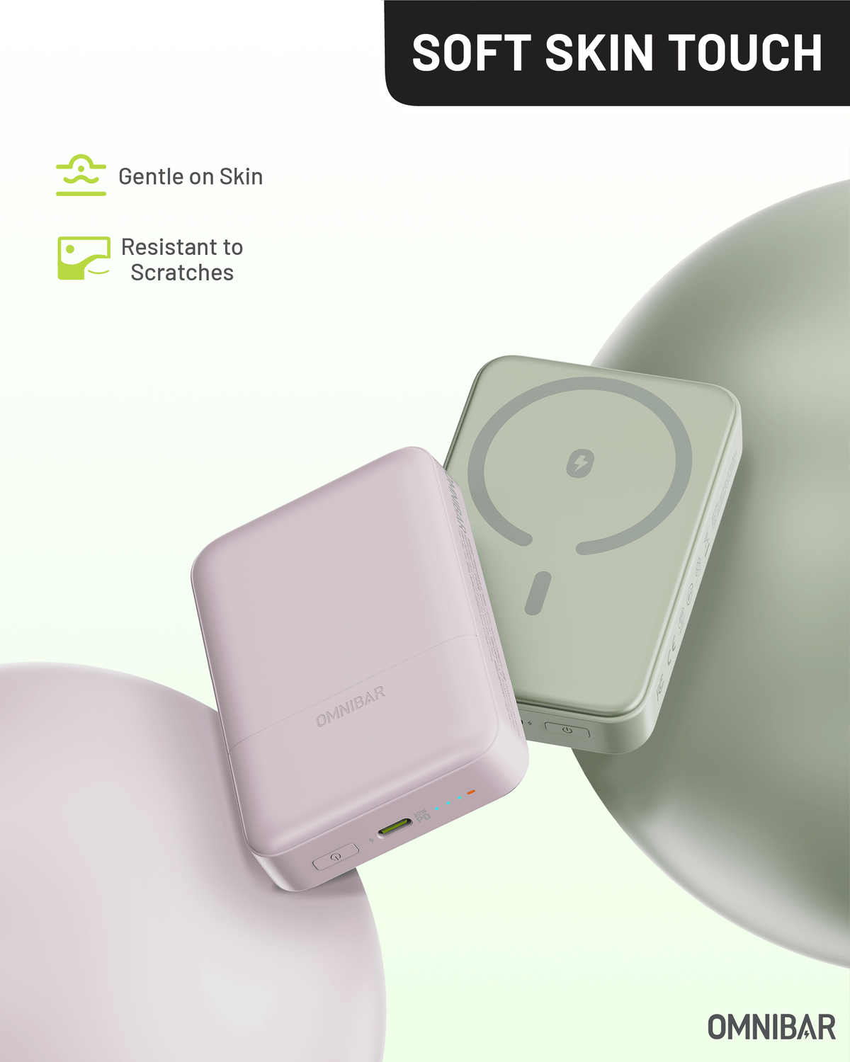 Niko Magnetic Power Bank 10K, Green