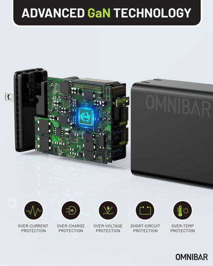 Juno 3-Port GaN Wall Charger 100W