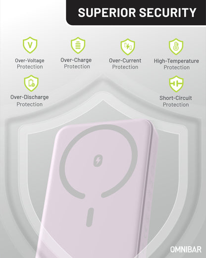 Niko Magnetic Power Bank 10K, Purple