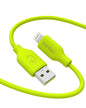 Yumi Silicone USB-C to Lightning Cable (6FT, Lime Green )
